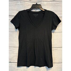 Everlane Women's Black V-Neck Tee Size XS